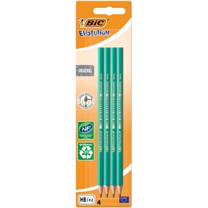 Ołówek grafitowy z żywicy syntetycznej HB2 BIC 4 sztuki
