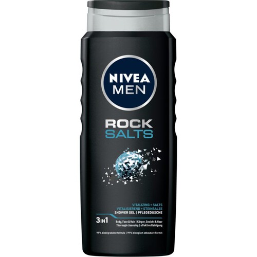 Men Żel pod prysznic Rock Salts NIVEA 500 ml