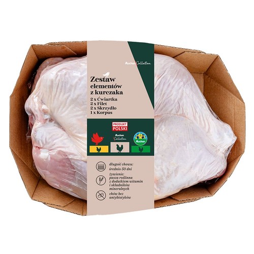 Elementy z kurczaka bez antybiotyków Auchan Collection   na wagę ok.1,6 kg