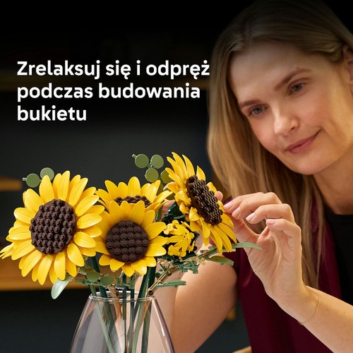 Botanicals Bukiet słoneczników 11502, kwiatowa dekoracja LEGO 1 sztuka