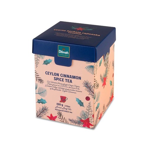 Herbata czarna cejlońska z przyprawą cynamonową  Dilmah 100 g