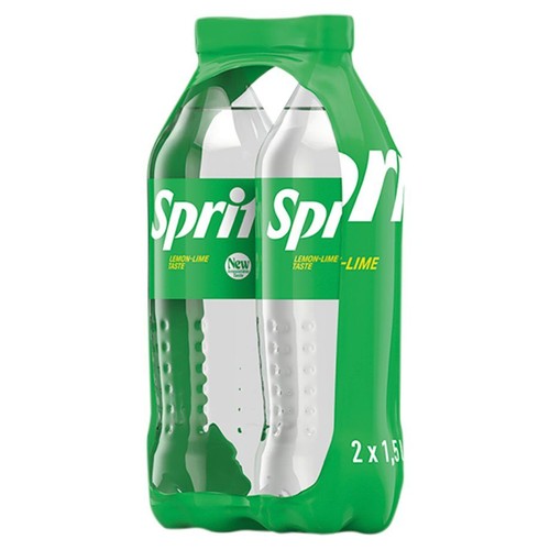 Napój gazowany o smaku cytryny i limonki Sprite 2 x 1,5 l