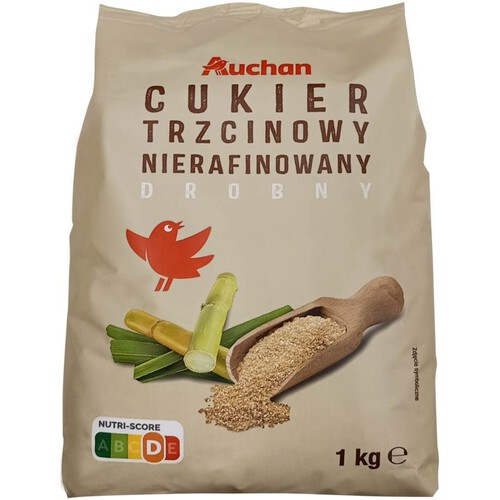 Cukier trzcinowy Auchan 1 kg