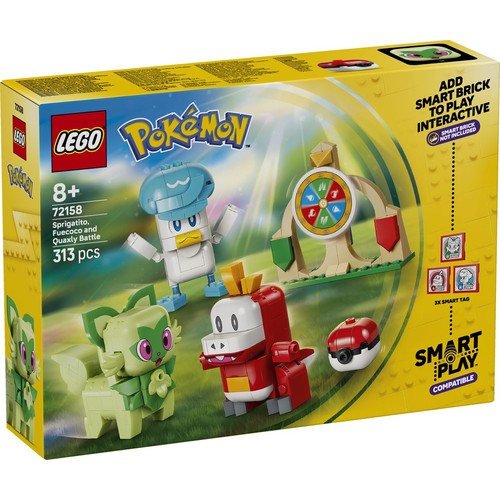 Pokémon SMART Play: Sprigatito, Fuecoco i Quaxly - bitwa 72158 LEGO 1 sztuka