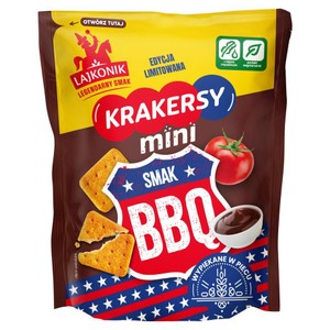 Krakersy mini smak BBQ Lajkonik 100 g