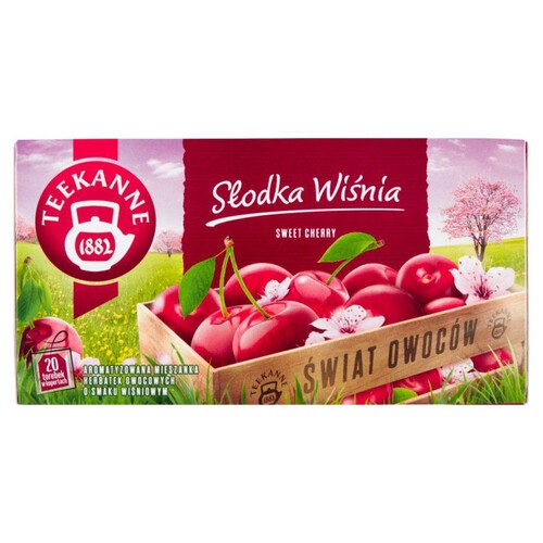 Sweet Cherry herbatka owocowa o smaku wiśni  Teekanne 20 torebek