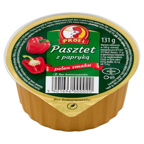 Pasztet z papryką Profi 131 g