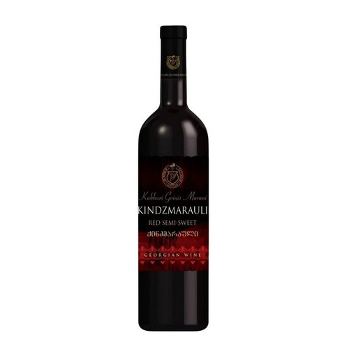 Wino gruzińskie czerwone półsłodkie Kindzmarauli alk. 11,0% obj. KGM Argo 750 ml