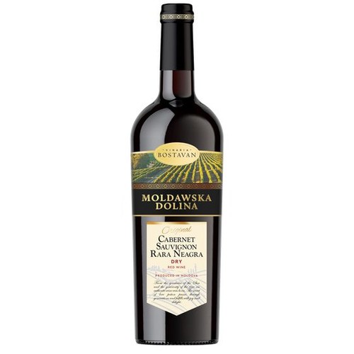 Wino czerwone wytrawne alk. 13% vol. Viniaria Bostavan 750 ml