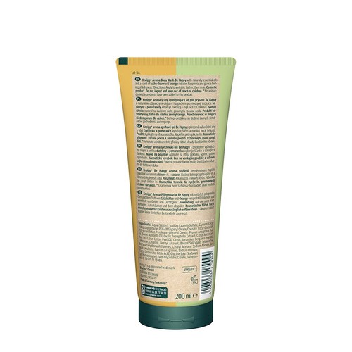 Pielęgnujący żel pod prysznic Be Happy  Kneipp 200 ml