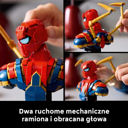 Zestaw Marvel Popiersie Iron Spider-Mana 76326 LEGO 1 sztuka