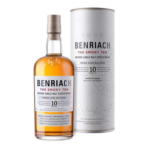 Whisky The Smoky Ten Single Malt alk.46% obj. Benriach 700 ml