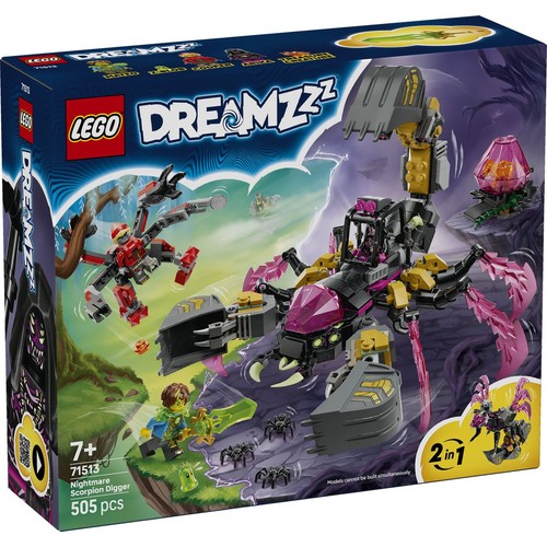 DREAMZzz™ Koszmarna skorpionowa koparka 71513, zabawka LEGO 1 sztuka