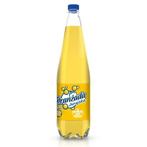 Napój gazowany Oranżada żółta  Jurajska 1,25 l