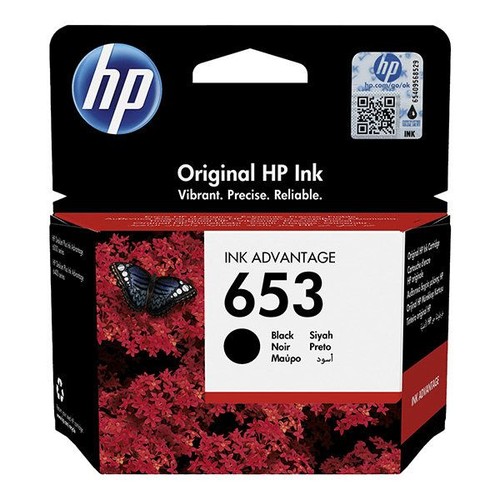 Tusz HP653 3YM75AE czarny HP 6 ml 