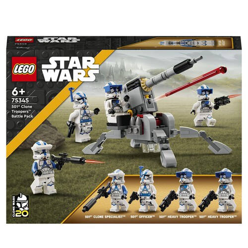 Star Wars™ Zestaw bitewny – żołnierze-klony z 501. legionu™ 75345 LEGO 1 sztuka