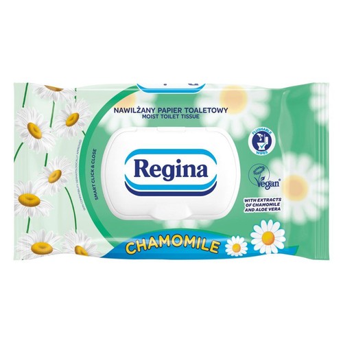 Papier nawilżany Chamomile    Regina 42 sztuki