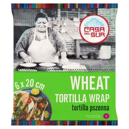 Placek pszenny tortilla wrap Casa de Mexico 240 g