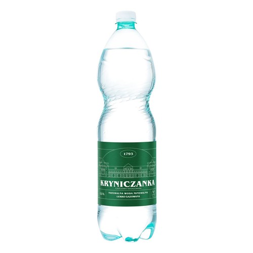 Woda mineralna lekko gazowana Kryniczanka 6 x 1,5 l