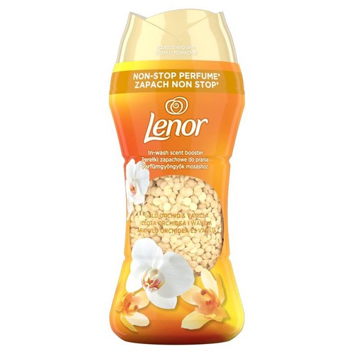 Perełki zapachowe do prania Złota Orchidea i Wanilia Lenor 199 g