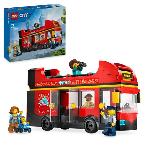 City Czerwony, piętrowy autokar 60407 LEGO 1 sztuka