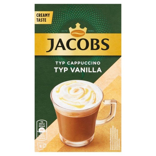 Cappuccino o smaku waniliowym Jacobs 8 x 12 g