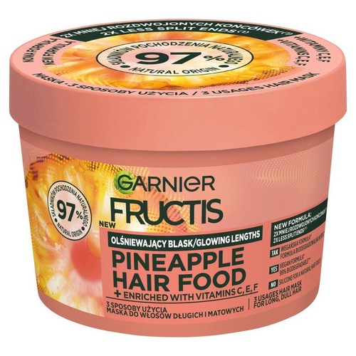 Maska do długich włosów Fructis Hair Food Pineapple Garnier 400 ml