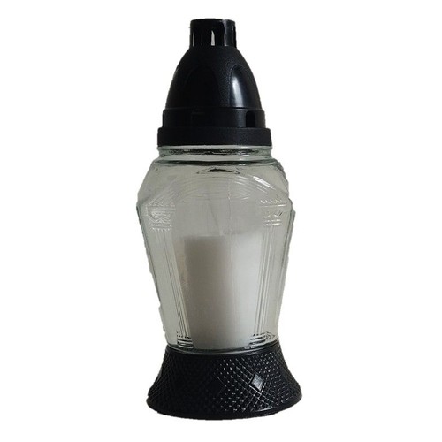 Znicz szklany Z-350 60 g 21h 20 cm Dam-Pol  1 sztuka