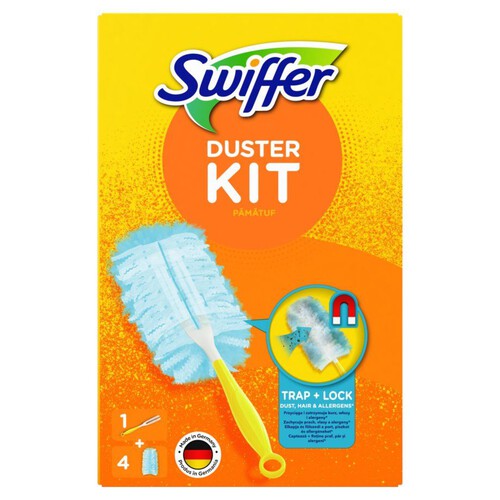 Miotełka do kurzu + 4 wkłady Swiffer zestaw