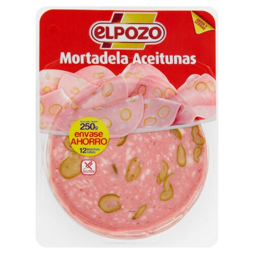 Mortadela z oliwkami plastry Elpozo 250 g