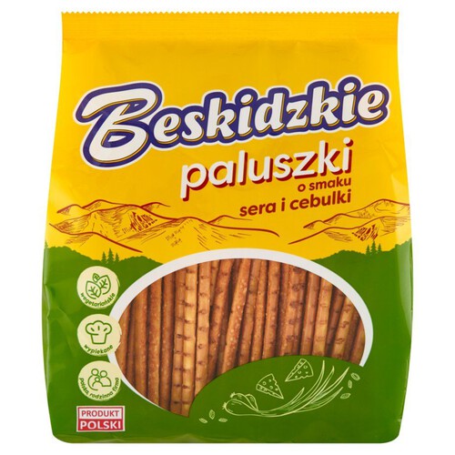 Paluszki o smaku sera i cebulki Beskidzkie 180 g