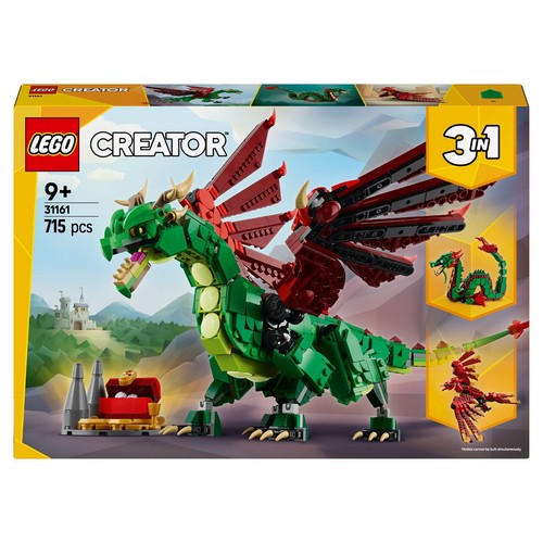 Creator 3 w 1 Średniowieczny smok 31161 LEGO 1 sztuka