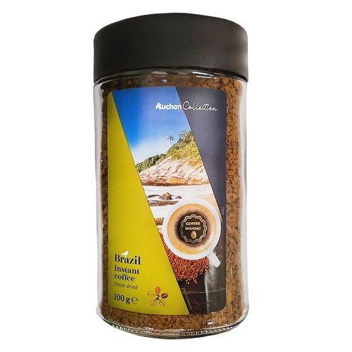 Kawa rozpuszczalna liofilizowana Brazil Auchan Collection  100 g