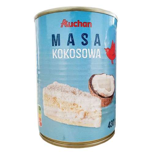 Masa kokosowa Auchan 430 g