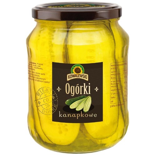Ogórki kanapkowe Kowalewski 650 g