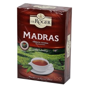 Herbata czarna ekspresowa Sir Roger 100 torebek