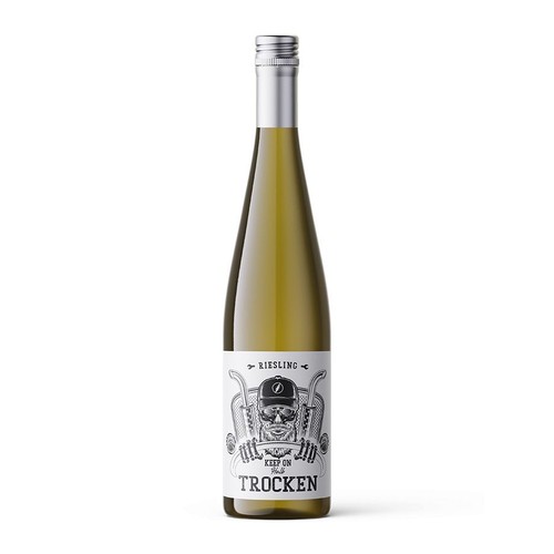 Wino niemieckie białe wytrawne Riesling alk. 10,5% obj. Keep on Trocken 750 ml