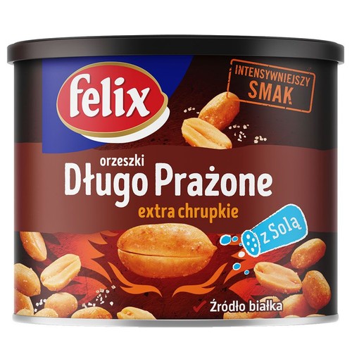 Orzeszki ziemne prażone i smażone solone  Felix 140 g