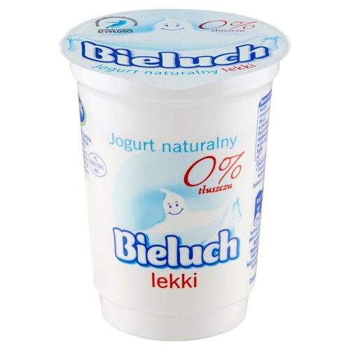 Jogurt naturalny 0% tłuszczu lekki Bieluch 180 g