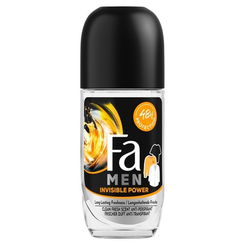 Antyperspirant w kulce o odświeżającym zapachu Fa Men 50 ml