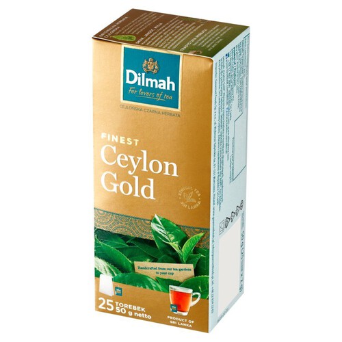 Herbata czarna Ceylon Gold 25 x 2 g Dilmah 25 torebek