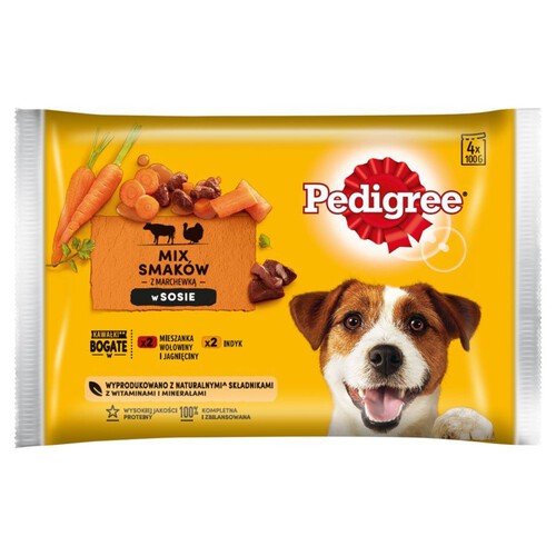 Karma pełnoporcjowa dla dorosłych psów Pedigree 400 g