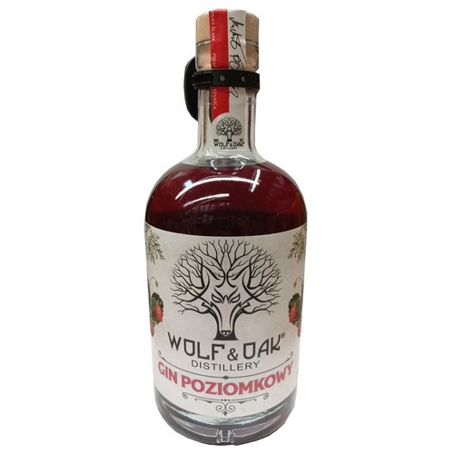 Gin poziomkowy alk. 37,5% obj. Wolf Oak 700 ml