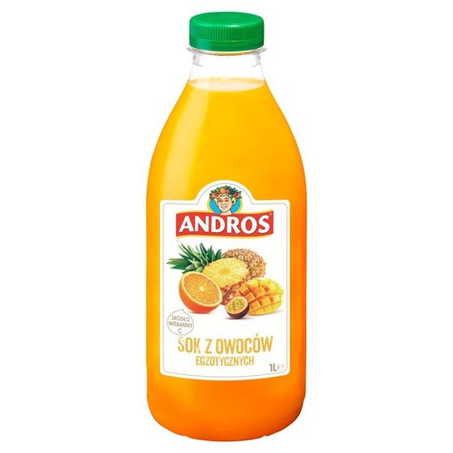 Sok z owoców egzotycznych Andros 1 l