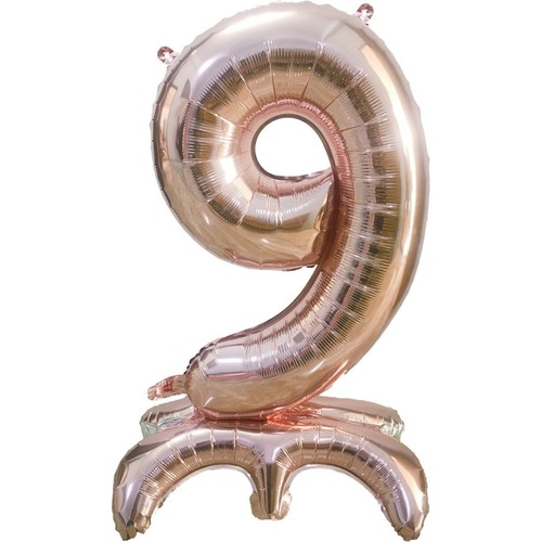 Balon foliowy stojący cyfra 9  GoParty 1 sztuka