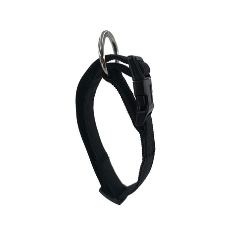 Obroża 1.5 cm x 32-40 cm czarna Auchan 1 sztuka