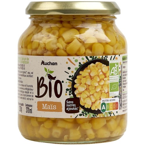 BIO Kukurydza Auchan 330 g