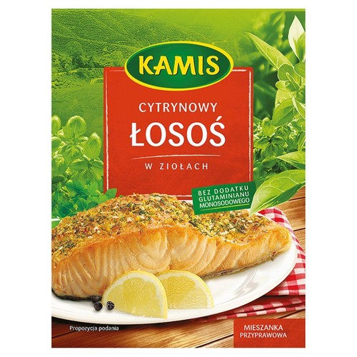 Przyprawa Cytrynowy łosoś w ziołach Kamis 18 g