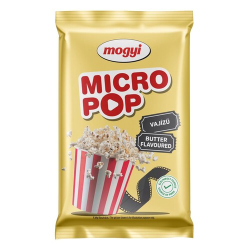 Popcorn do mikrofali o smaku maślanym Mogyi 100 g