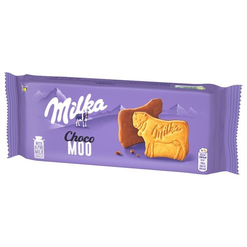 Ciastka oblane czekoladą Choco Moo Milka 120 g